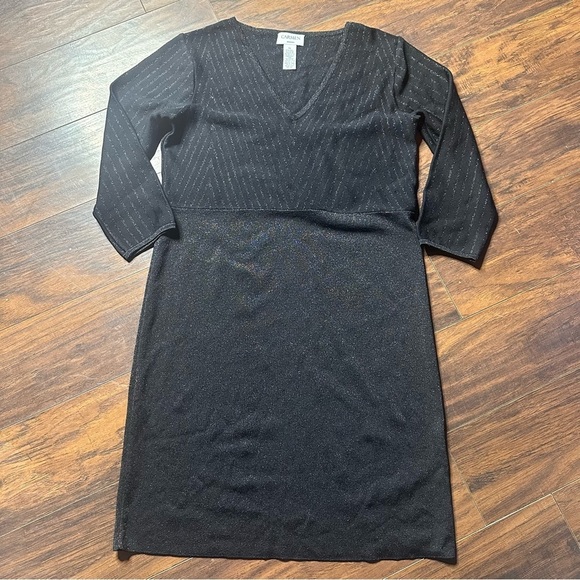 VTG Carmen Marc Valvo Sparkle Shift Dress - Picture 1 of 4